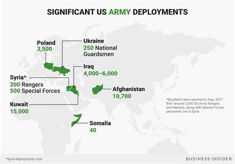 MAPS: Where 1.3 million US troops are deployed around the world ...