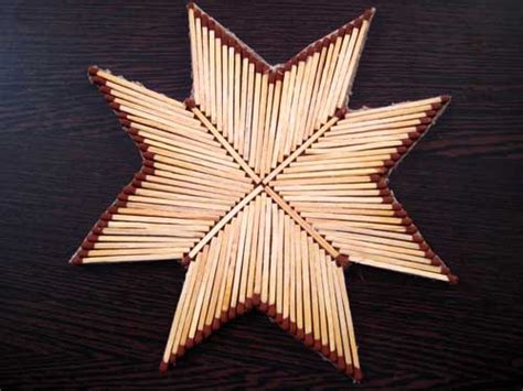 Matchstick Craft Ideas For Kids - How To Make Star From Matchsticks