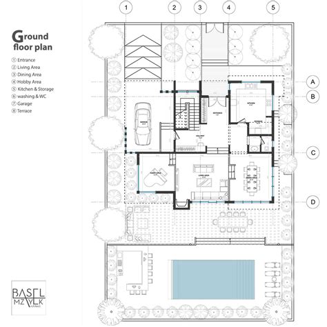 Modern Villa plans design :: Behance