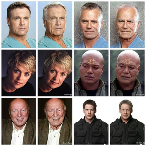 Cast of SG-1 before and after being fed on by the wraith : r/Stargate