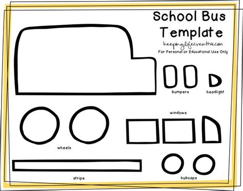 a printable template for the shape and size of an object to make it ...