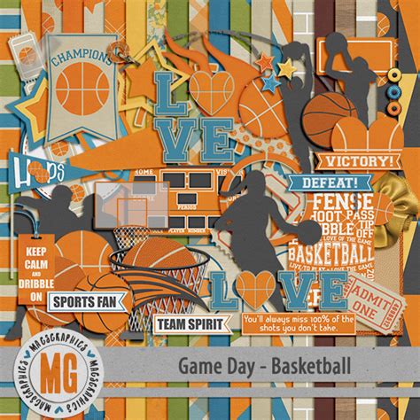 Game Day Basketball Kit | Digital Art