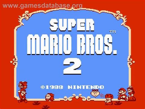 Super Mario Bros. 2 - Nintendo NES - Games Database