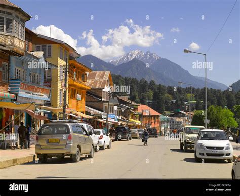 VIEW OF PAHALGAM, KASHMIR, INDIA, ASIA Stock Photo - Alamy