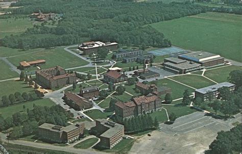 Aerial View of St. Bonaventure University Olean, NY Postcard