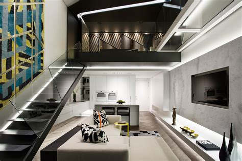 Narrow Space Becomes a Modern Apartment in - Design Milk