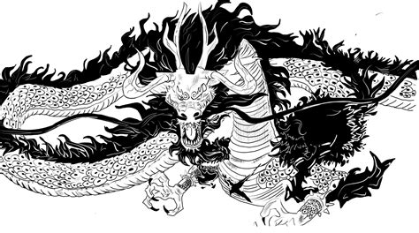 Kaido Dragon Form Drawing