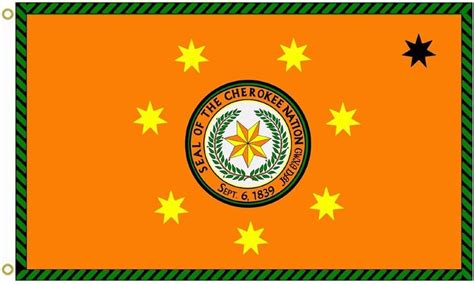 Amazon.com : Cherokee Nation Flag 3x5ft Outdoor Flag : Garden & Outdoor