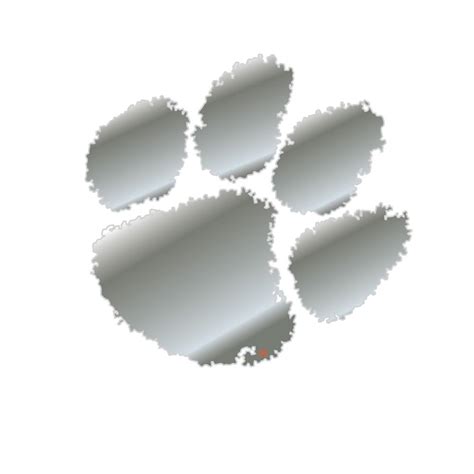 Clemson | Clemson 3" Chrome Paw Logo Decal | Alumni Hall