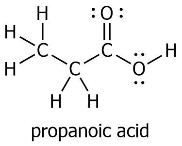 Propanoic Acid Structure