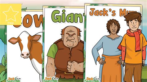 Teacher's Pet » Jack and the Beanstalk Character Posters