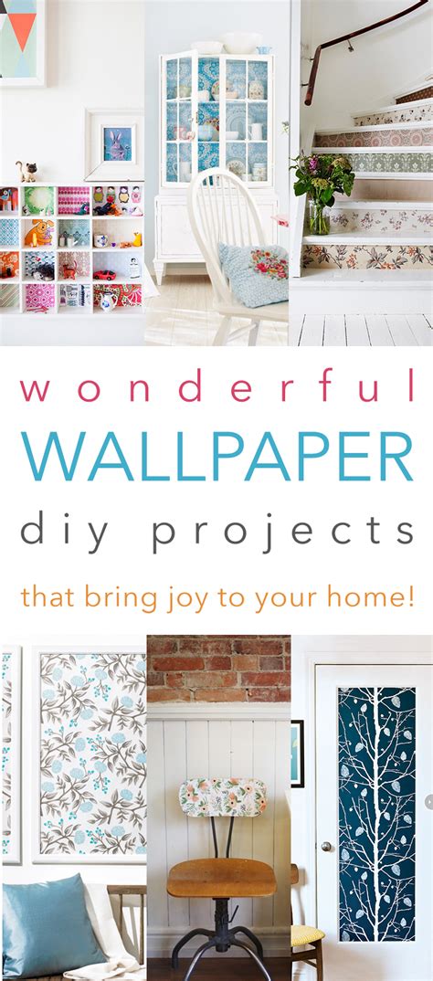 Wonderful Wallpaper DIY Projects /// That Bring Joy To Your Home! - The ...