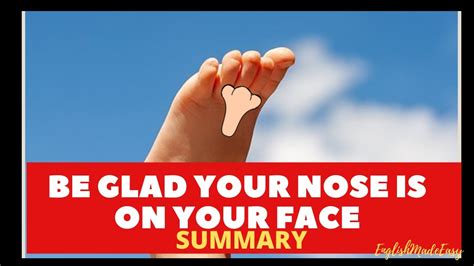 Be Glad Your Nose Is On Your Face by Jack Prelutsky Poem Summary/ Learn ...