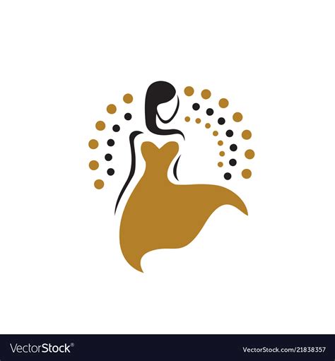 Women shape boutique spa logo Royalty Free Vector Image