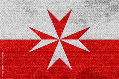 Malta knights flag Stock Illustration | Adobe Stock