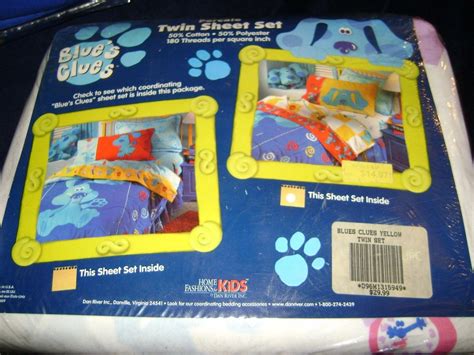 NEW 4 pc Blues Clues Twin BED SET Comforter & Sheet Set | #1851780530