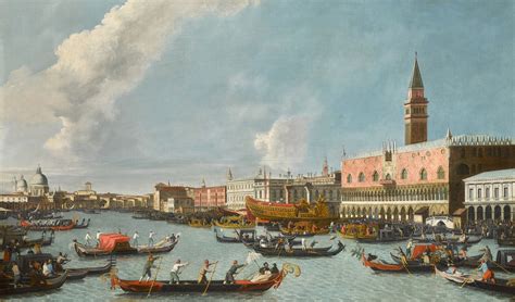 ENGLISH FOLLOWER OF CANALETTO | VENICE, A VIEW OF THE PALAZZO DUCALE ...