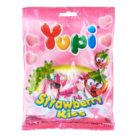 Yupi Gummy Candies - Strawberry Kiss | NTUC FairPrice