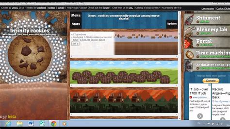 Cookie Clicker Infinite Cookies 11000 Buildings