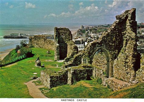 Postcards and Viewcards: Hastings Castle, East Sussex Postcard