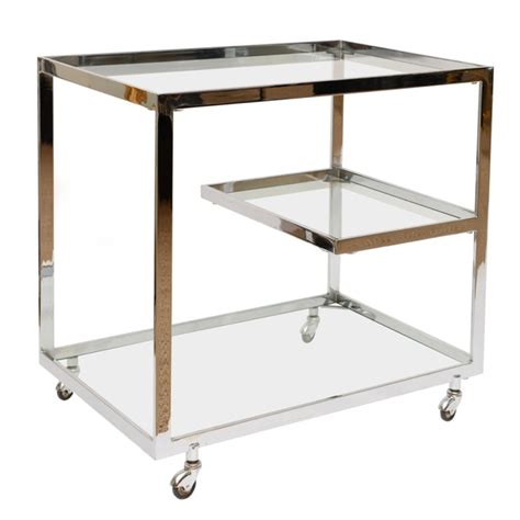 Chrome Bar Cart - Not Just For A Bar | Bar serving cart, Gold bar cart ...