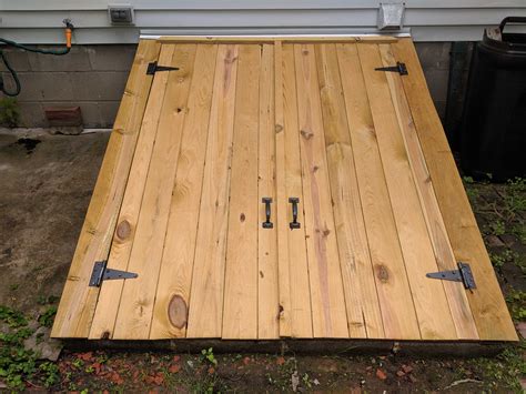 Bulkhead Doors Made Out Of Pressure Treated Lumber - General DIY ...