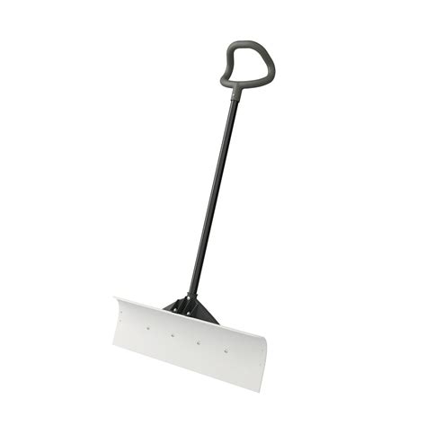 Suncast 30'' UHMW Steel-Resin Snow Pusher Shovel, White - Walmart.com ...