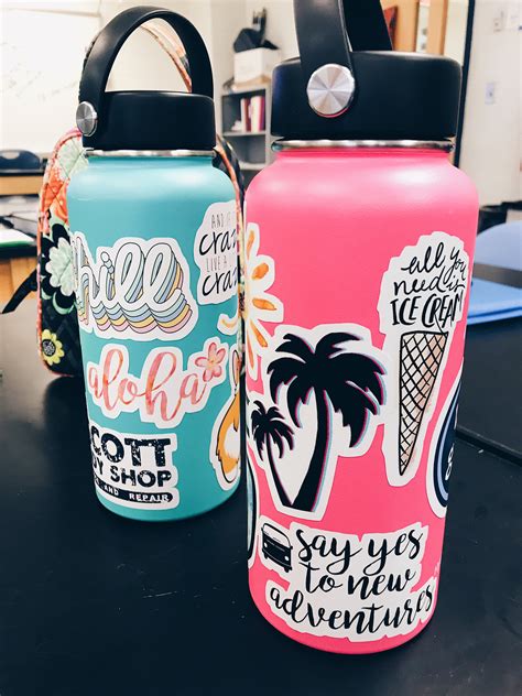 Popular Tumblr Aesthetic Hydro Flask Stickers Image - Desain Interior ...