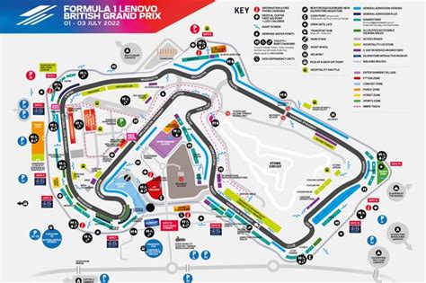 Silverstone Circuit map 2022: History of F1 track's iconic corner names ...