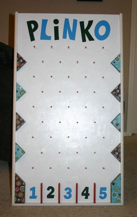 Plinko Board PDF Plans - Etsy | Halloween games for kids, Games for ...