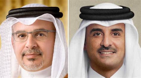 Emir of Qatar, Bahrain Crown Prince Hold Telephone Call