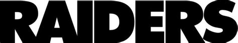 Oakland raiders, Word mark logo, Raiders