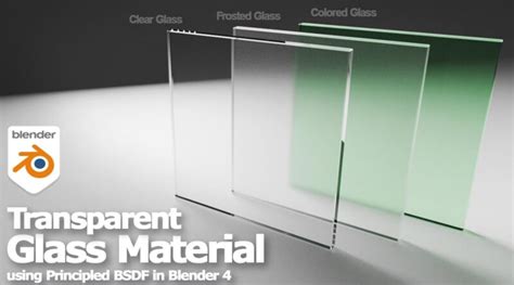 Blender Glass Material and Frosted Glass Material using Cycles - cgian.com