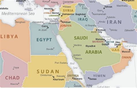 Map Of Israel And The Middle East - Get Latest Map Update