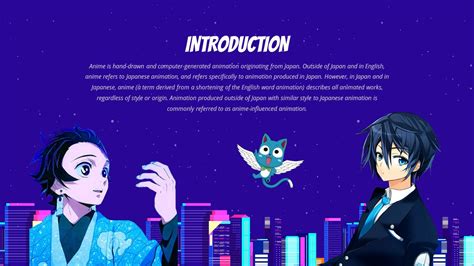 Free anime templates PowerPoint and Google Slides