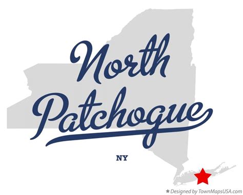 Map of North Patchogue, NY, New York