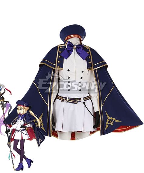 Fate Grand Order FGO Caster Artoria Pendragon Stage 2 Cosplay Costume