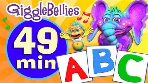 ABC Song | Nursery Rhymes | Alphabet Rhyme by GiggleBellies - YouTube