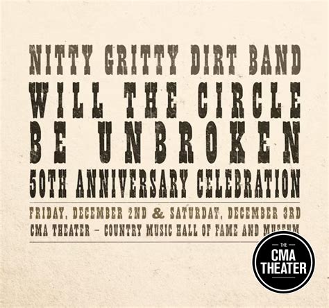 Nitty Gritty Dirt Band: Will The Circle Be Unbroken - 50th Anniversary ...