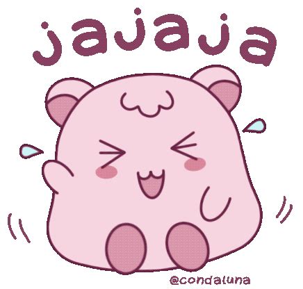 Pink Laughing Sticker