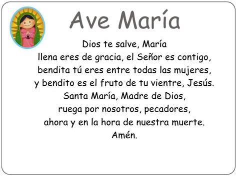 salve María - Búsqueda de Google | Oraciones, Oracion dios te salve ...