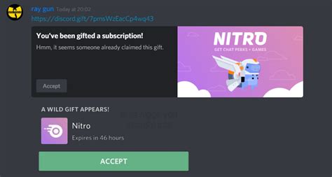 Fake discord nitro gift link troll - northernetp