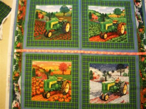 John Deere Cotton Fabric Panel