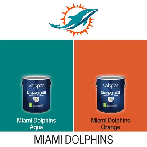 Shop Valspar Miami Dolphins Paint Project Kit at Lowes.com