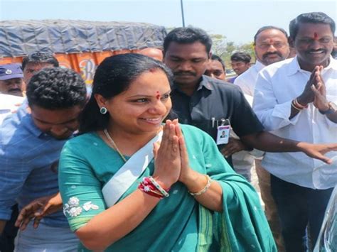 TRS leader Kalvakuntla Kavitha files nomination as MLC from Nizamabad ...