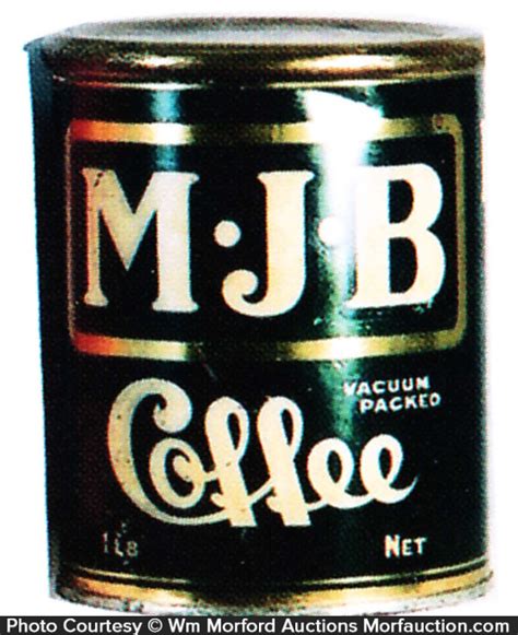 Mjb Coffee Can • Antique Advertising