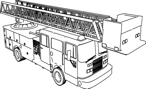 Lego Fire Truck Coloring Coloring Pages