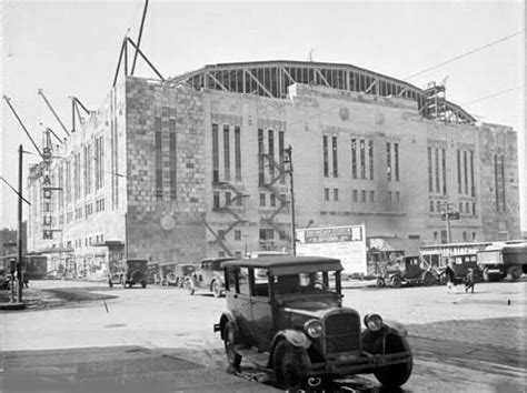 Construction on the Chicago Stadium. Officially Opened on March 28 ...