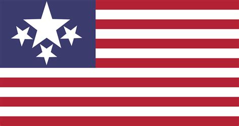 Flag of America as a Unitary State (as in: Not a Federation of States ...