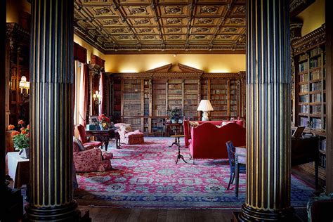 The Library from Go Inside the Home of Downton Abbey: Highclere Castle ...